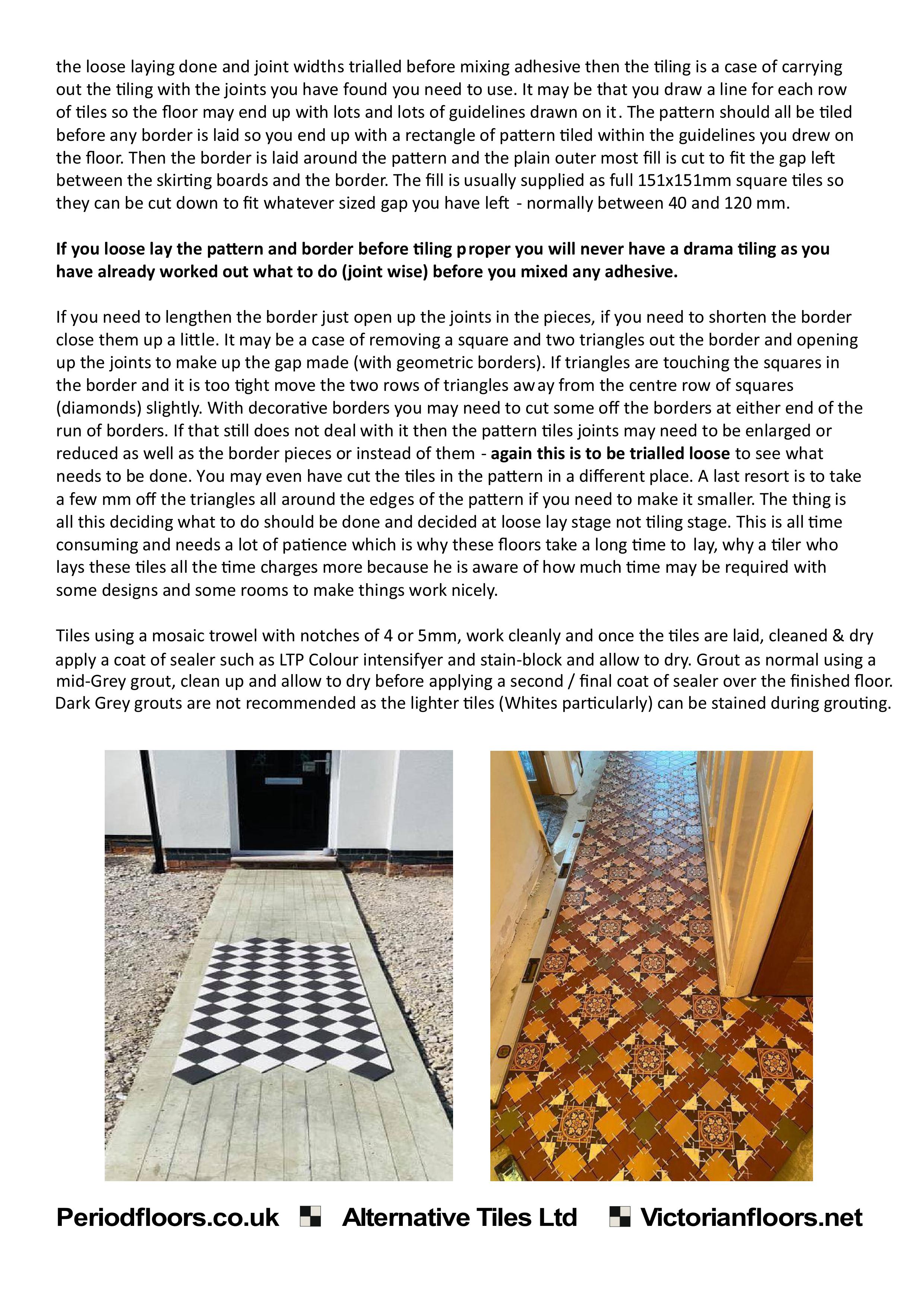 Victorian and Period Floor Preparation advice page 2